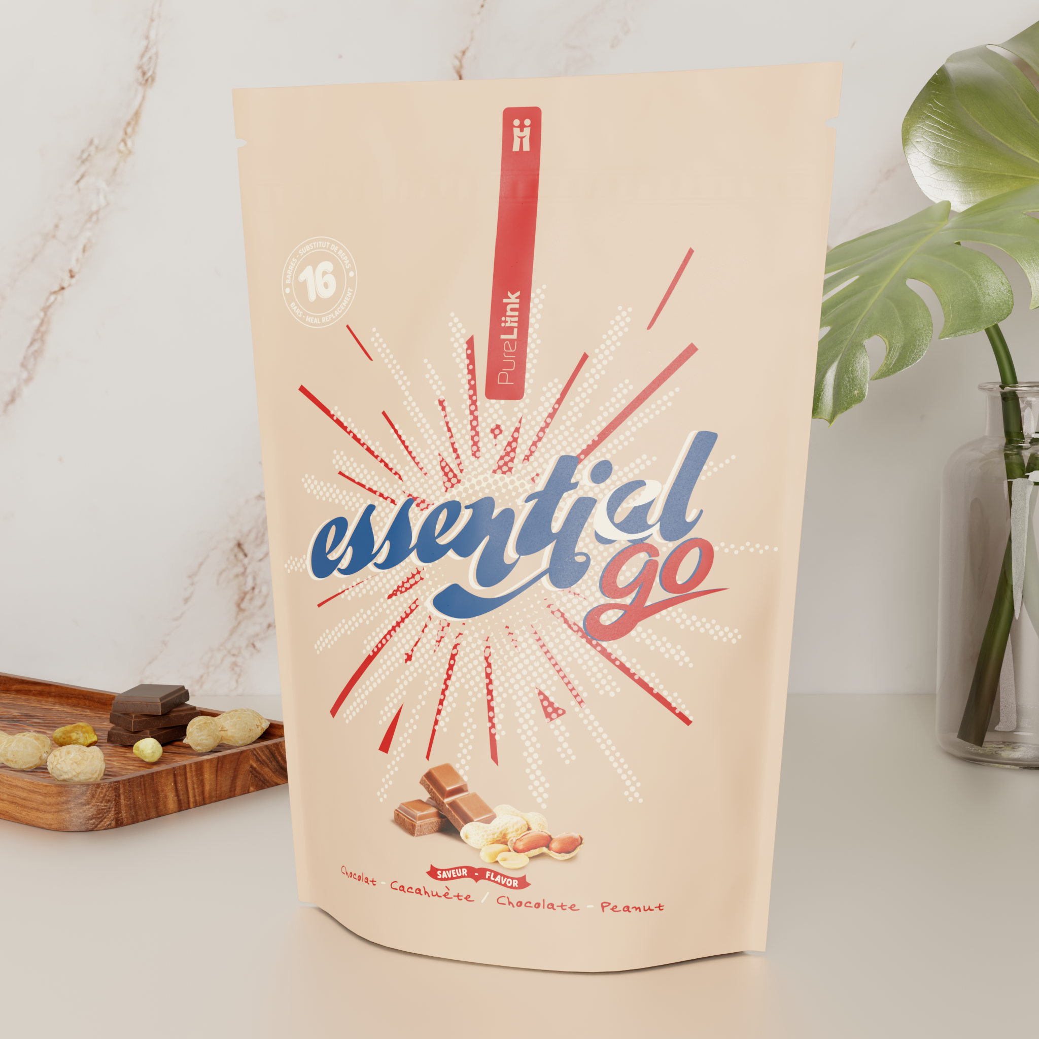 Essential GO Chocolat Cacahuètes